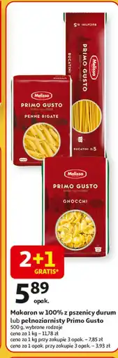 Auchan Makaron gnocchi Melissa Primo Gusto oferta