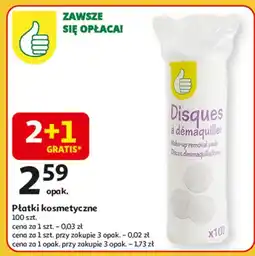 Auchan Płatki kosmetyczne Podniesiony Kciuk oferta