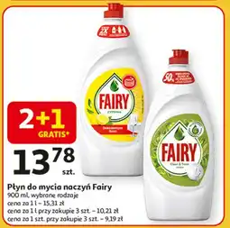 Auchan Płyn do mycia naczyń apple Fairy oferta