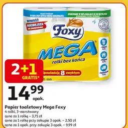 Auchan Papier toaletowy Foxy Mega oferta