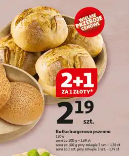 Auchan Bułka burgerowa pszenna oferta