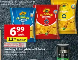 Auchan Nachos chili El Sabor Nacho oferta