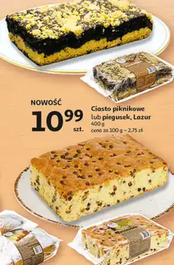Auchan Ciasto piegusek Lazur oferta