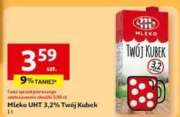 Auchan Mleko 3.2% Mlekovita Twój Kubek oferta