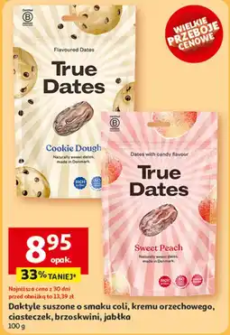 Auchan Daktyle ciasteczka True Dates oferta