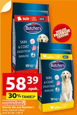 Auchan Karma dla psa wołowina Butcher's oferta