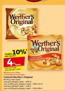 Auchan Cukierki creamy candies Werther's Original oferta