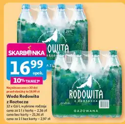 Auchan Woda gazowana Rodowita Z Roztocza oferta