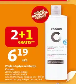 Auchan Płyn micelarny z wyciągiem piwonii Cosmia oferta