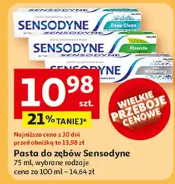 Auchan Pasta do zębów Sensodyne Extra Whitening oferta