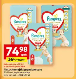 Auchan Pieluchy midi 3 Pampers Premium Care Pants oferta