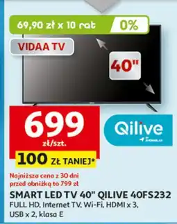 Auchan Telewizor 40 40fs232 Qilive oferta