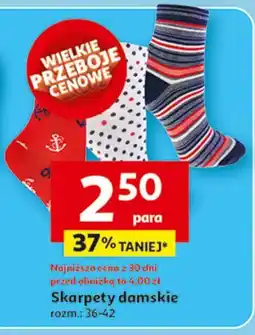 Auchan Skarpetki damskie Inextenso By Auchan oferta
