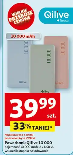 Auchan Powerbank 10000 mah Qilive oferta