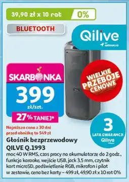 Auchan Głośnik q.1993 Qilive oferta