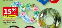 Auchan Koło do pływania flamingi śr. 97 cm oferta