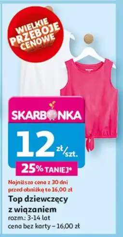 Auchan Top dziewczęcy 3-14 lat Inextenso By Auchan oferta