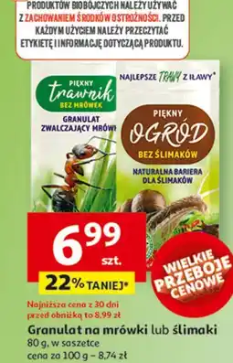 Auchan Granulat na ślimaki Najlepsze Trawy Z Iławy oferta