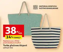 Auchan Torba plażowa Airport oferta
