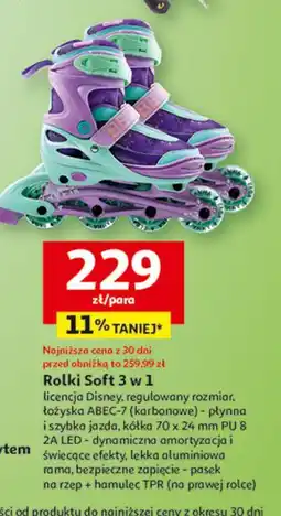Auchan Rolki soft 3w1 oferta