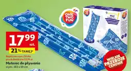 Auchan Materac 183 x 69 cm One Two Fun oferta