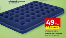 Auchan Materac 2-osobowy 191 x 137 22 cm oferta