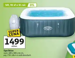 Auchan Basen jacuzzi ibiza 180 x cm Lay-Z-Spa oferta