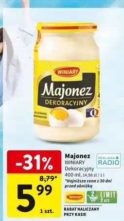 Intermarche Majonez Winiary Dekoracyjny 400ml oferta