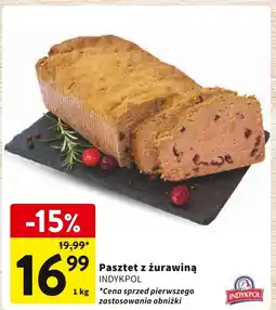 Intermarche Pasztet z żurawiną 1kg Indykpol oferta