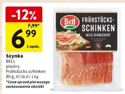 Intermarche Szynka Frühstücks schinken 80g Bell oferta