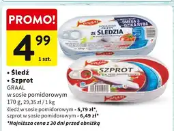 Intermarche Szprot w sosie pomidorowym 170g Graal oferta