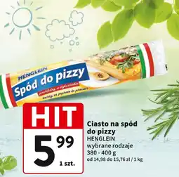 Intermarche Ciasto na spód do pizzy HENGLEIN oferta