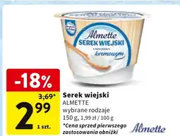 Intermarche Serek wiejski 150g ALMETTE oferta