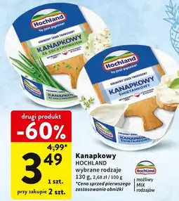 Intermarche Ser Kanapkowy ze szczypiorkiem 130g HOCHLAND oferta
