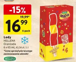 Intermarche Lody HELLENA Oranżada 6x65ml oferta