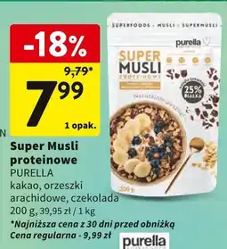 Intermarche Super musli proteinowe PURELLA 200g oferta