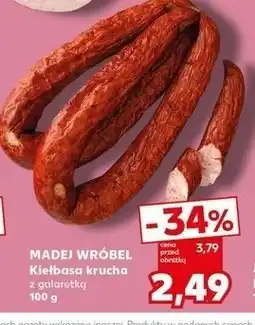 Kaufland Kiełbasa krucha z galaretką Madej & wróbel oferta