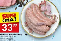 Twój Market Kiełbasa ze świniobicia 1 kg Białecki oferta