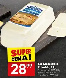 Twój Market Ser Mozzarella Polmlek 1 kg oferta