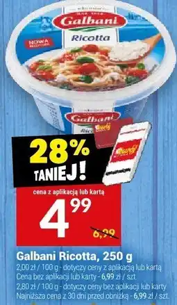 Twój Market Ricotta Galbani 250g oferta