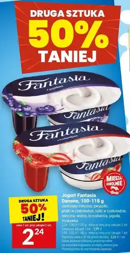 Twój Market Jogurt Fantasia Danone 100-118 g oferta