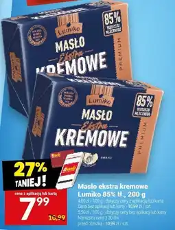 Twój Market Masło ekstra kremowe Lumiko 85% tł., 200 g oferta