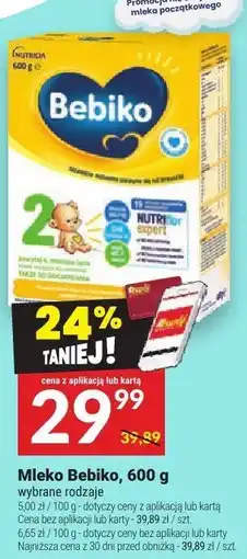 Twój Market Mleko Bebiko, 600 g oferta