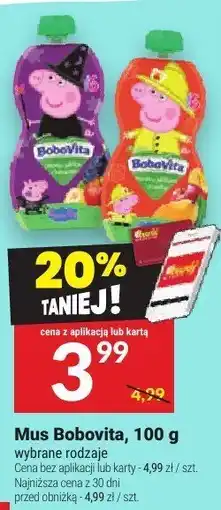 Twój Market Mus Bobovita, 100 g oferta