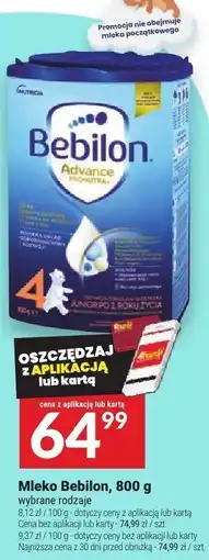 Twój Market Mleko Bebilon, 800 g oferta