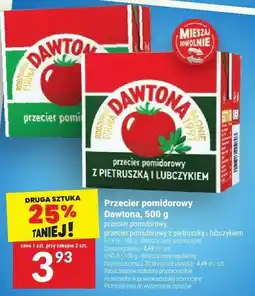 Twój Market Przecier pomidorowy Dawtona, 500 g oferta