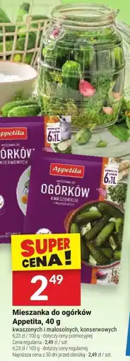Twój Market Mieszanka do ogórków Appetita, 40 g oferta