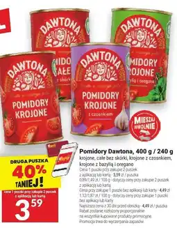 Twój Market Pomidory krojone Dawtona 400 g oferta