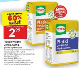 Twój Market Płatki owsiane Cenos 500 g oferta