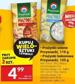 Twój Market Prażynki bekonowe Przysnacki 120 g oferta